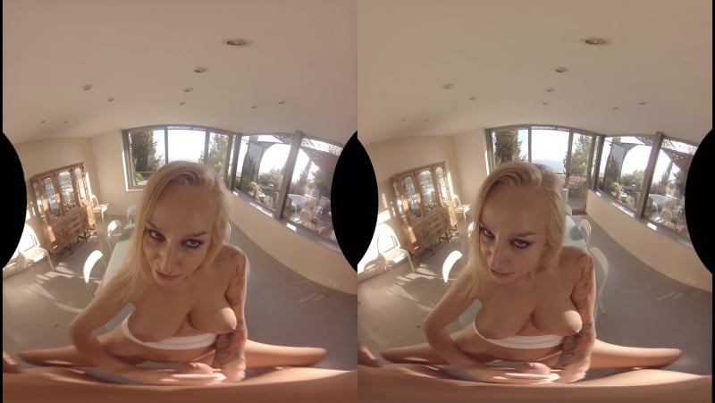 Kayla green (blonde, gros seins, succion, levrette, porno vr, porno, tatouage, éjaculation sur le cul, tricherie, pov, virtuel)